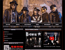 Tablet Screenshot of dead-popstars.com